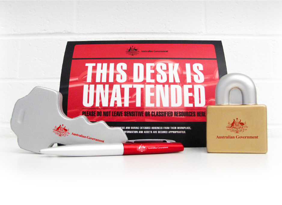 Department of Prime Minister and Cabinet, promotional products, designed by 372 Digital